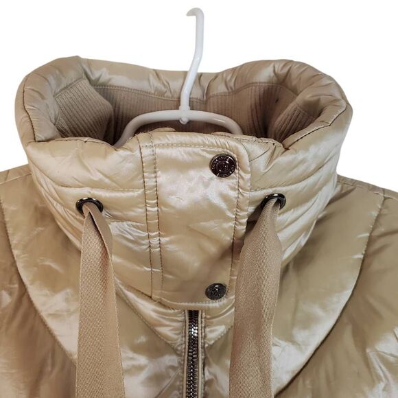 Bernardo Water Resistant Full Zip Packable Puffer Jacket Coat Taupe Medium - Picture 13 of 15